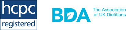 HCPC Registered, BDA - The Association of UK Dietitians